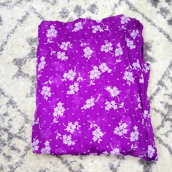 Purple and White American Eagle Outfitters Scarf